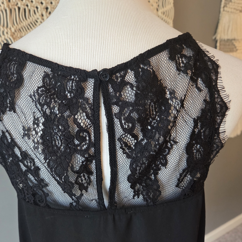 BB Dakota Black Lace Top - Picture 4 of 7